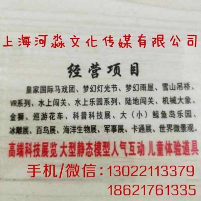 上海，軍事模型，仿真恐龍，科普科技展，蜂巢迷宮，鯨魚島，風(fēng)動雕塑，