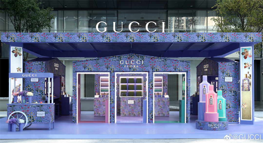 GUCCI古馳綺夢(mèng)花園快閃店，在深圳萬(wàn)象天地限時(shí)開設(shè)