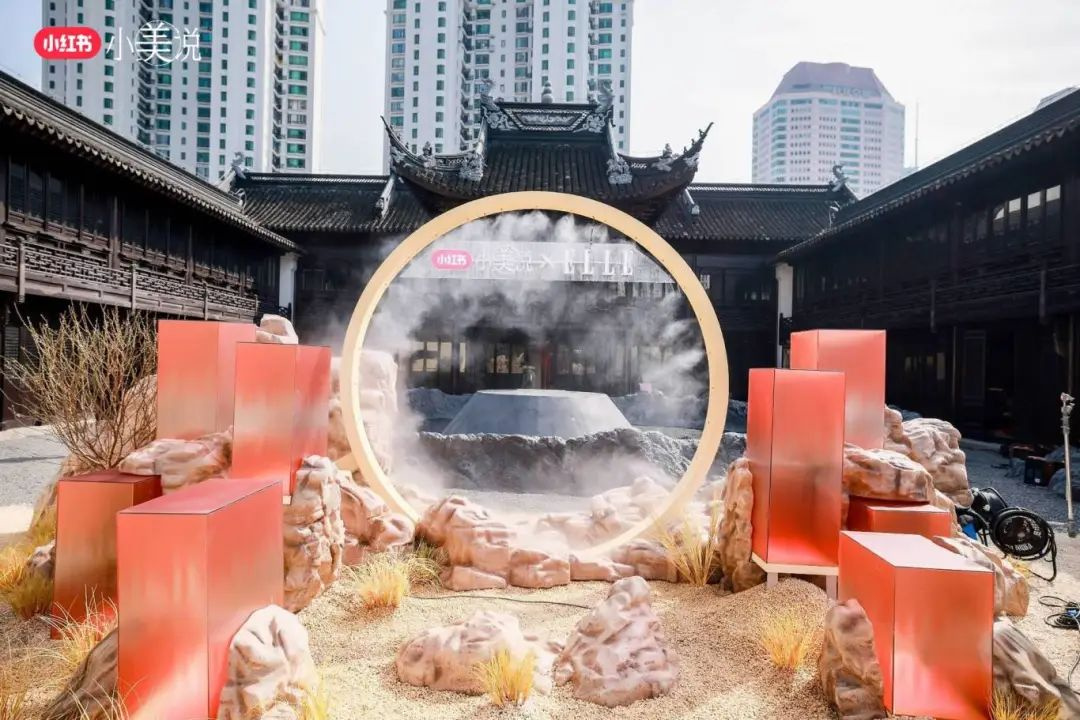 上海特色戶外場地 | 小紅書天性小美探索之旅，在蘇河灣萬象天地天后宮限時(shí)開啟